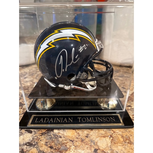 riddell Other - Los Angeles Chargers Mini Football Helmet Ladainian Tomlinson Autograph